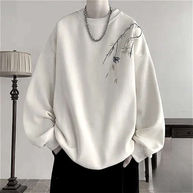 Bird Print Sweatshirt